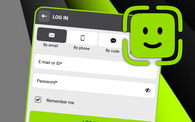 Access your account quickly and safely using biometry in Winwin App.