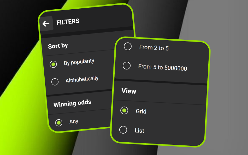 Navigate through casino games efficiently using the enhanced Winwin App filters.