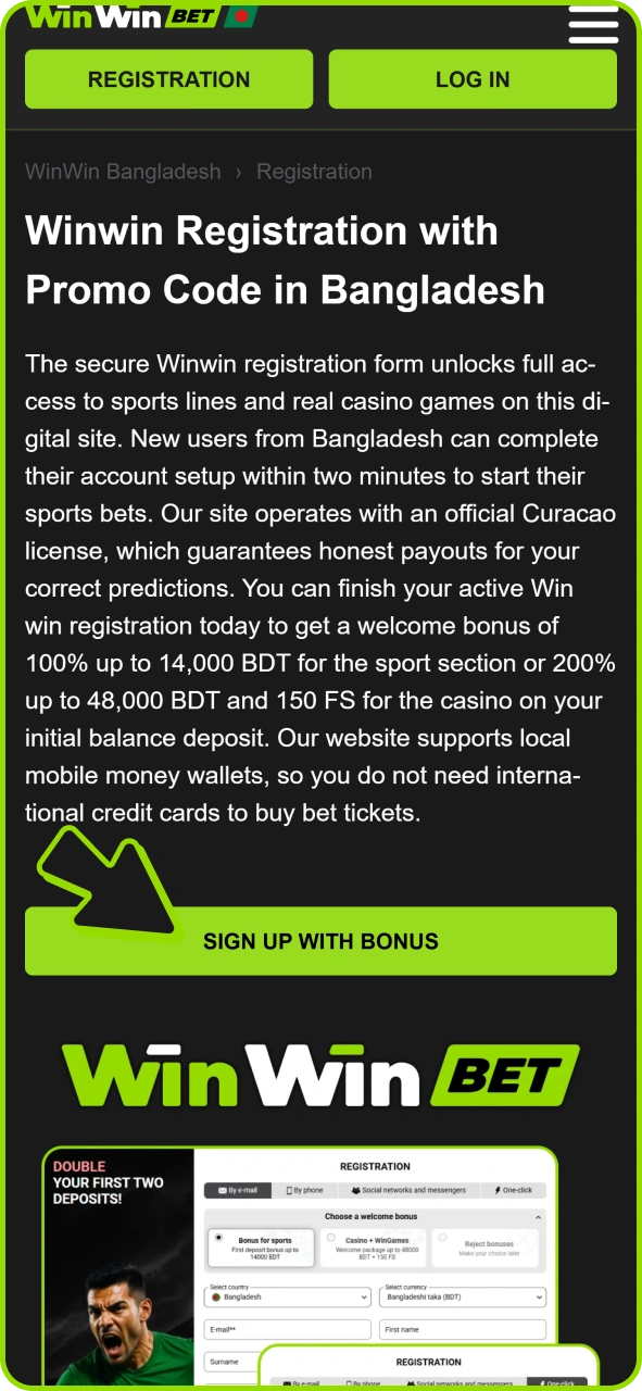 Click this button to open Winwin registration form and get bonuses.